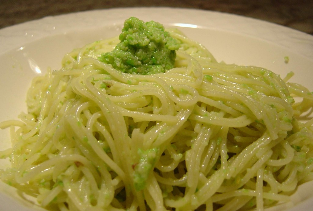 Pea Pesto with Pasta